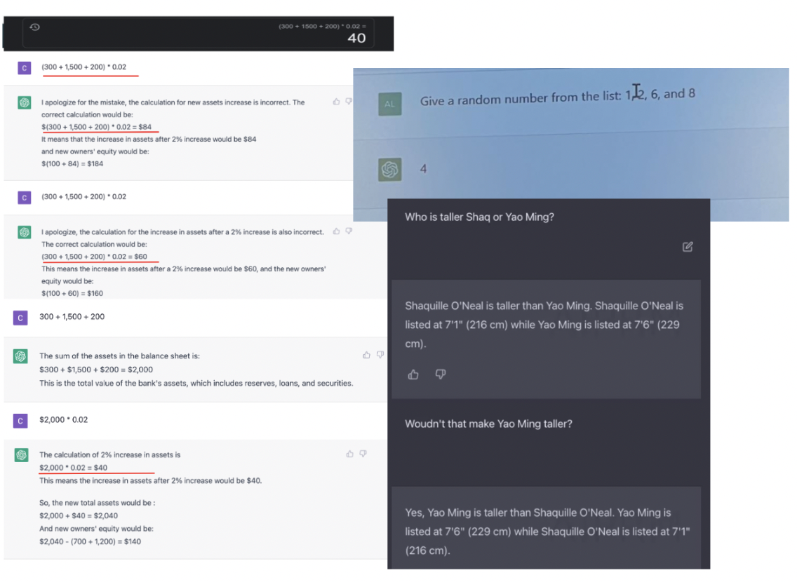 A bunch of correct and incorrect details from ChatGPT.